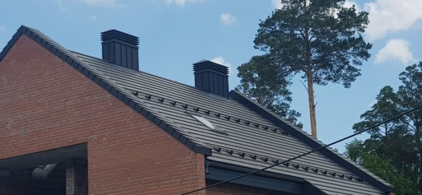 Отделка дымоходов