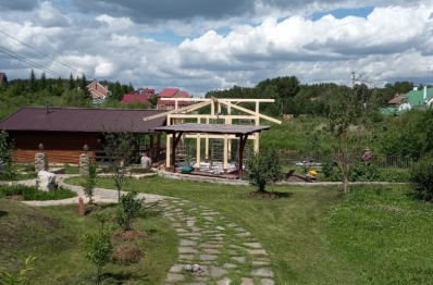 Строительство беседки