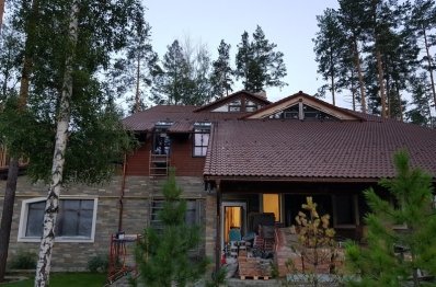 Мансардные окна Velux в частном доме, КП Образцово