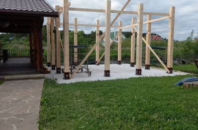 Строительство беседки