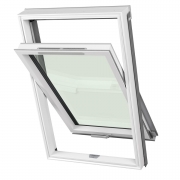 Мансардное окно двухкамерное пластиковое триплекс с вентклапапном DAKEA KEP M10A B1800, 78*160