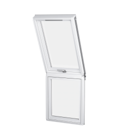 Вертикальное белое глухое окно DAKEA KAN M31A B1610, 78*60