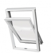 Мансардное окно двухкамерное пластиковое  с вентклапаном DAKEA KPA P6A B1500, 94*118