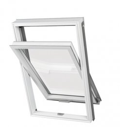 Мансардное окно двухкамерное пластиковое  с вентклапаном DAKEA KPA M10A B1500, 78*160 Мансардное окно двухкамерное пластиковое  с вентклапаном DAKEA KPA M10A B1500, 78*160