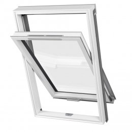 Мансардное окно двухкамерное пластиковое  с вентклапаном DAKEA KPV P6A B1500, 94*118