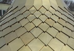 Плоская остроконечная кровельная шашка